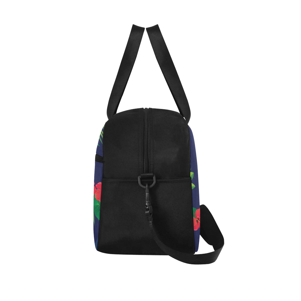 Guam Flag Flowers Fitness Gym Bag