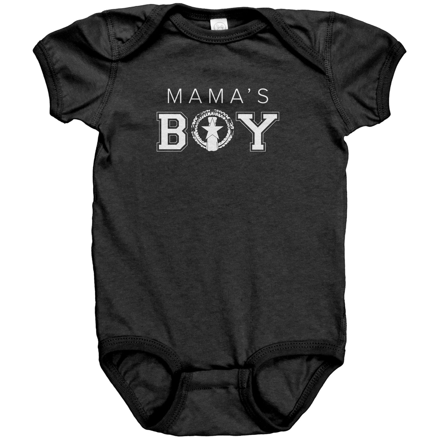 CNMI Saipan Mama's Boy Baby Bodysuit
