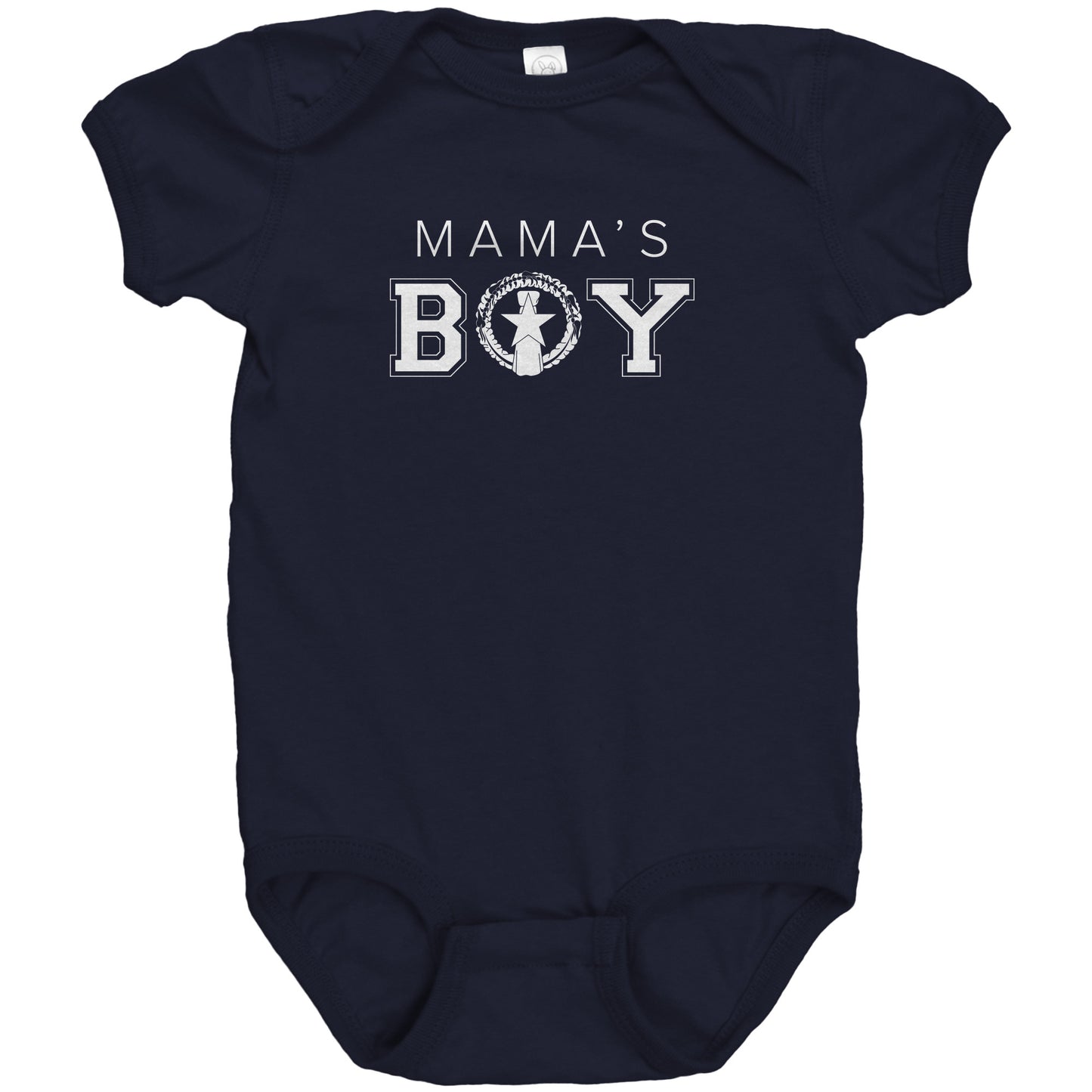 CNMI Saipan Mama's Boy Baby Bodysuit