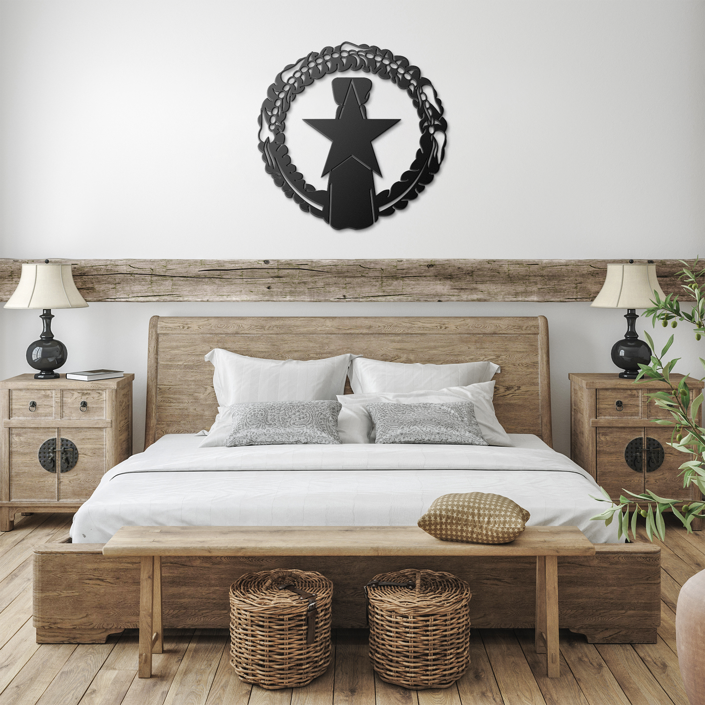 CNMI Seal Saipan Tinian Rota Metal Wall Decor Sign