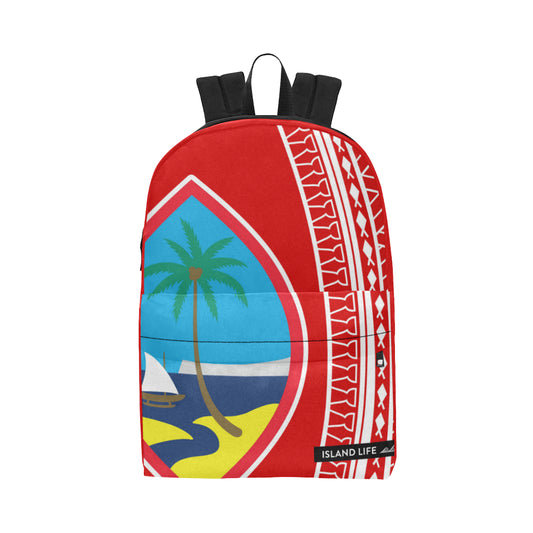 Hafa Adai Guam Tribal Red Unisex Classic Backpack