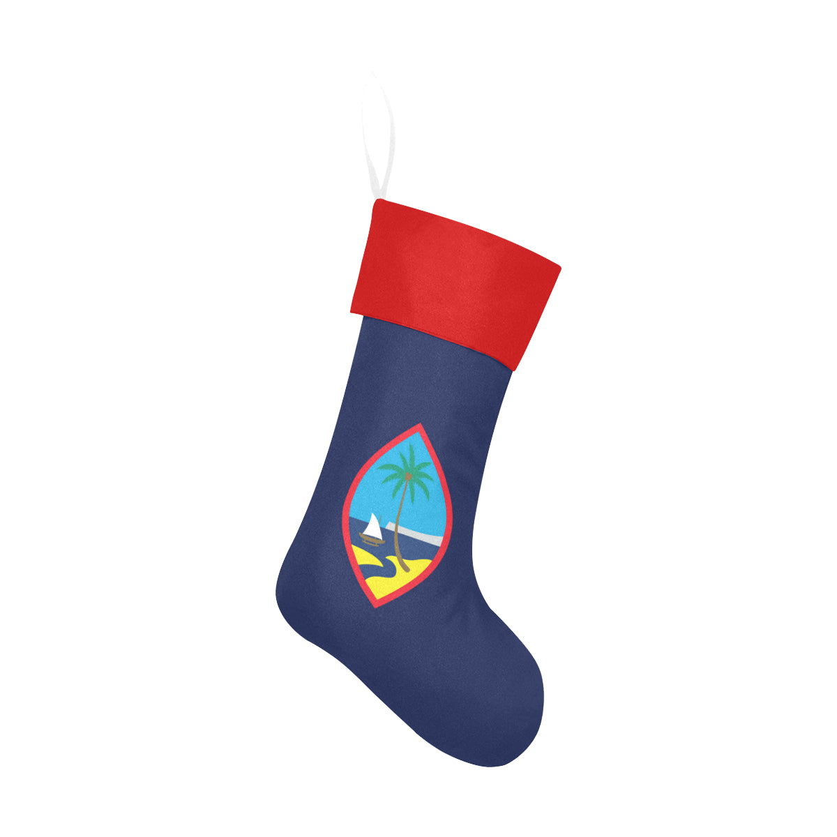 Guam Flag Christmas Stocking