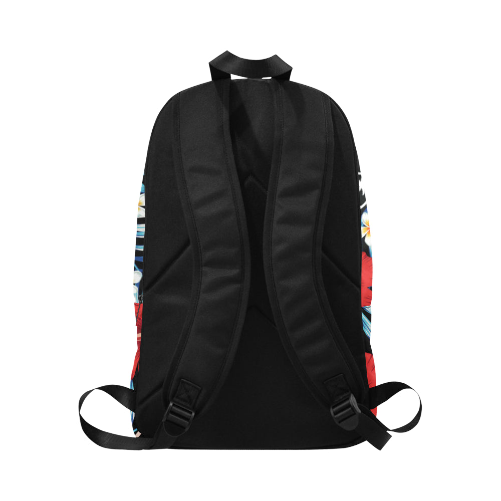 Guam Tropical Floral Laptop Backpack