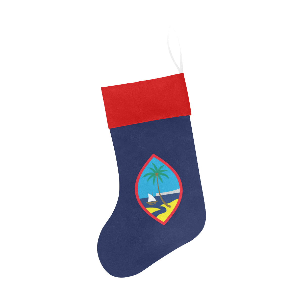 Guam Flag Christmas Stocking
