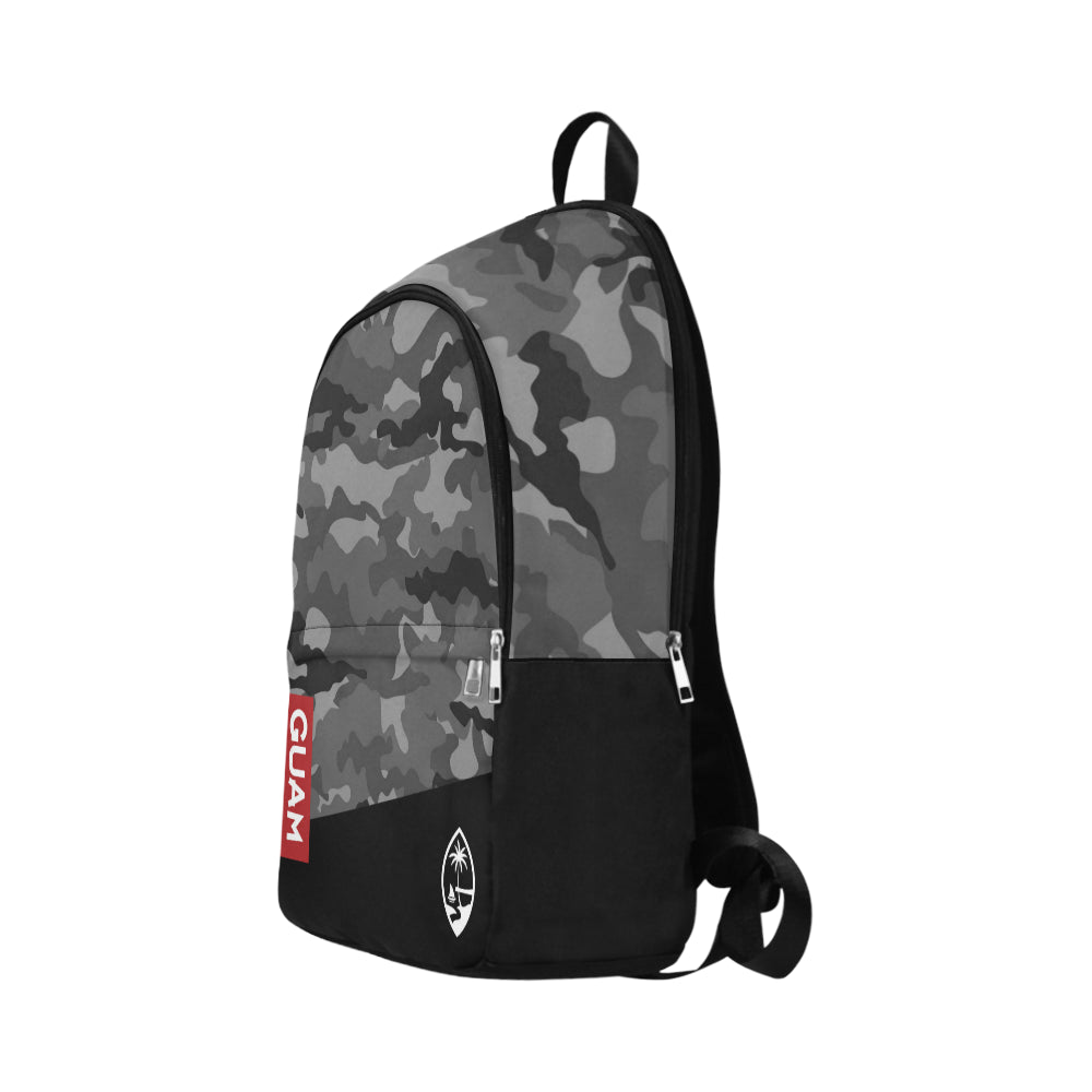Guam Halftone Gray Camo Laptop Backpack