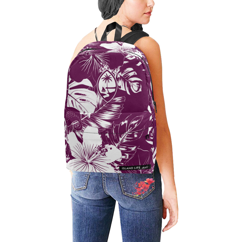 Guam Purple Floral Unisex Classic Backpack