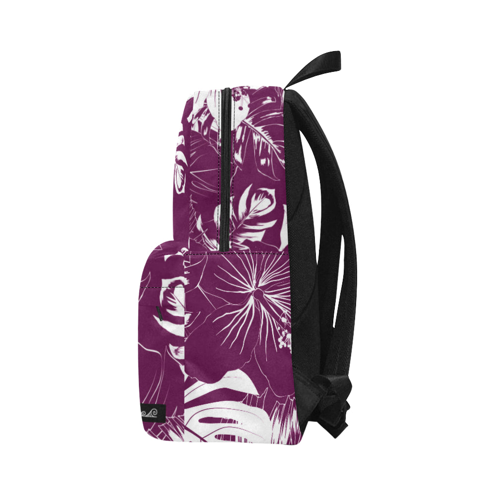 Guam Purple Floral Unisex Classic Backpack