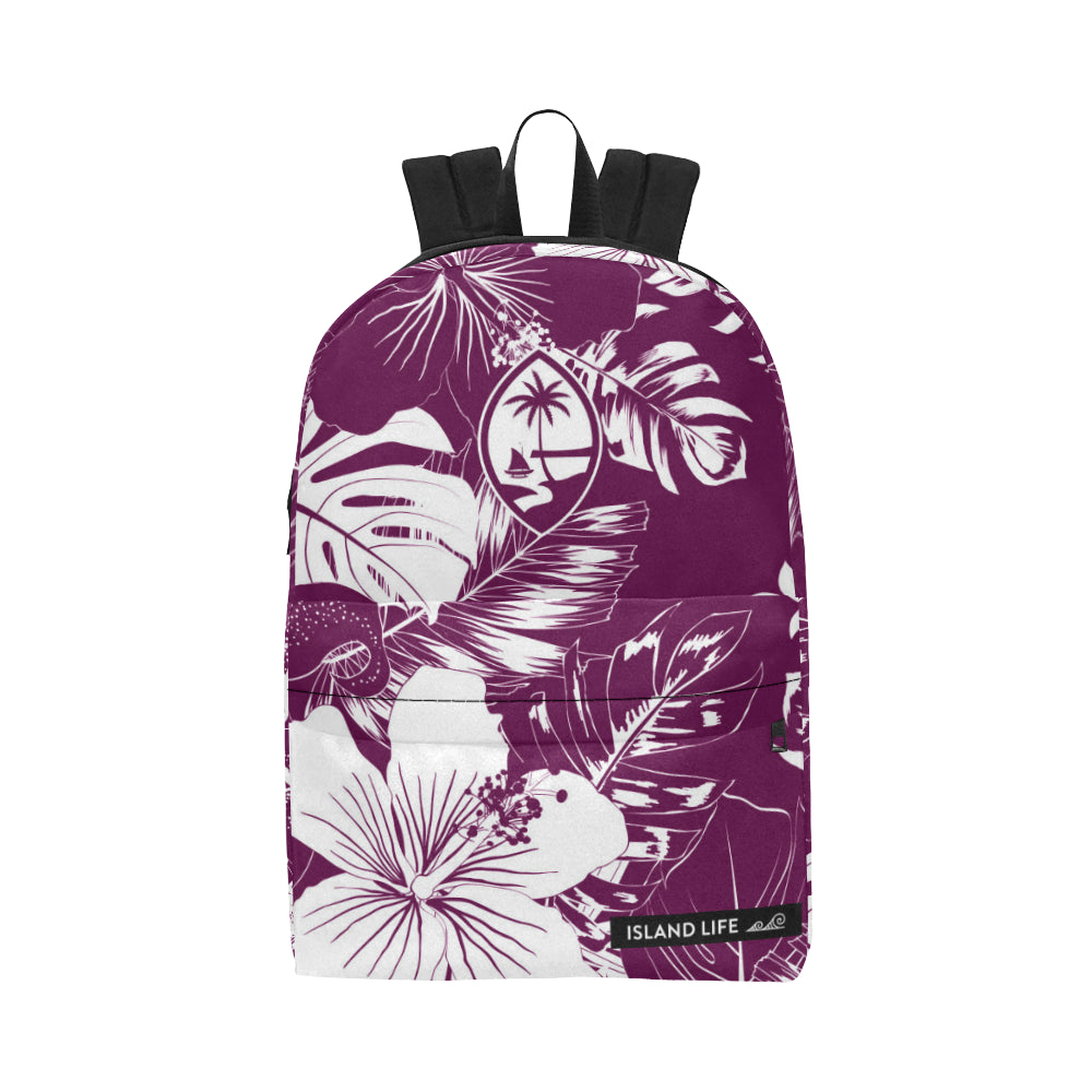 Guam Purple Floral Unisex Classic Backpack