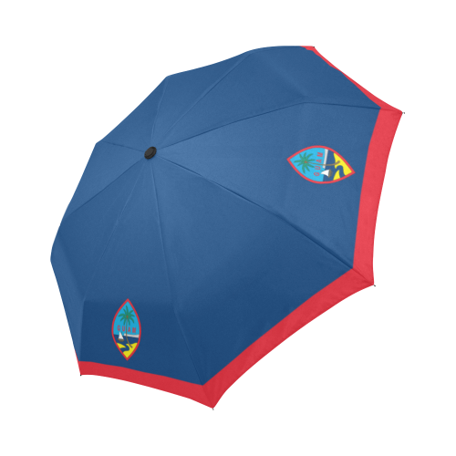 Guam Flag Automatic Folding Umbrella