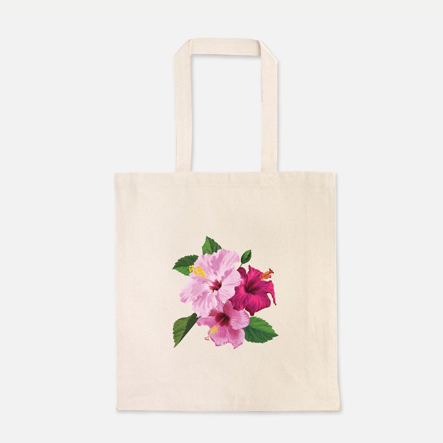 Fuchsia Hibiscus Guam CNMI Heavyweight Tote Bag