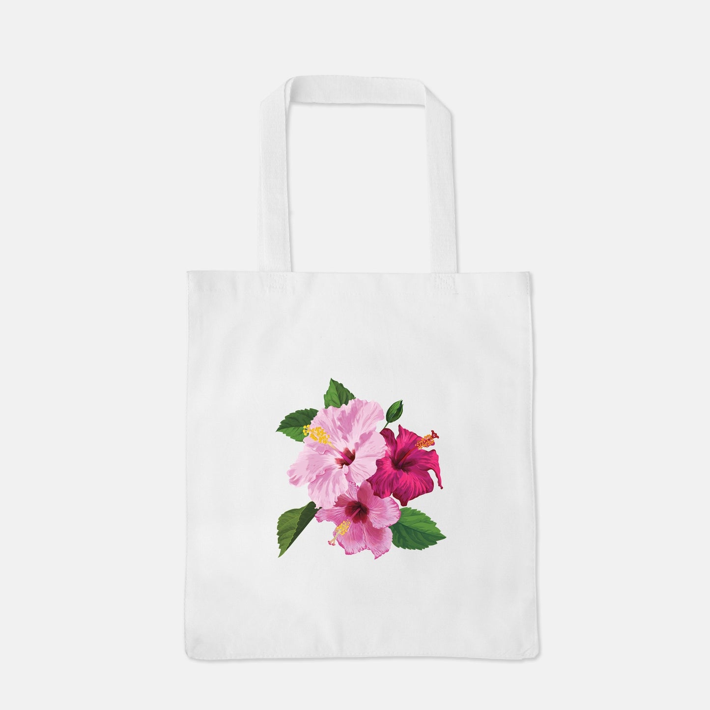 Fuchsia Hibiscus Guam CNMI Heavyweight Tote Bag
