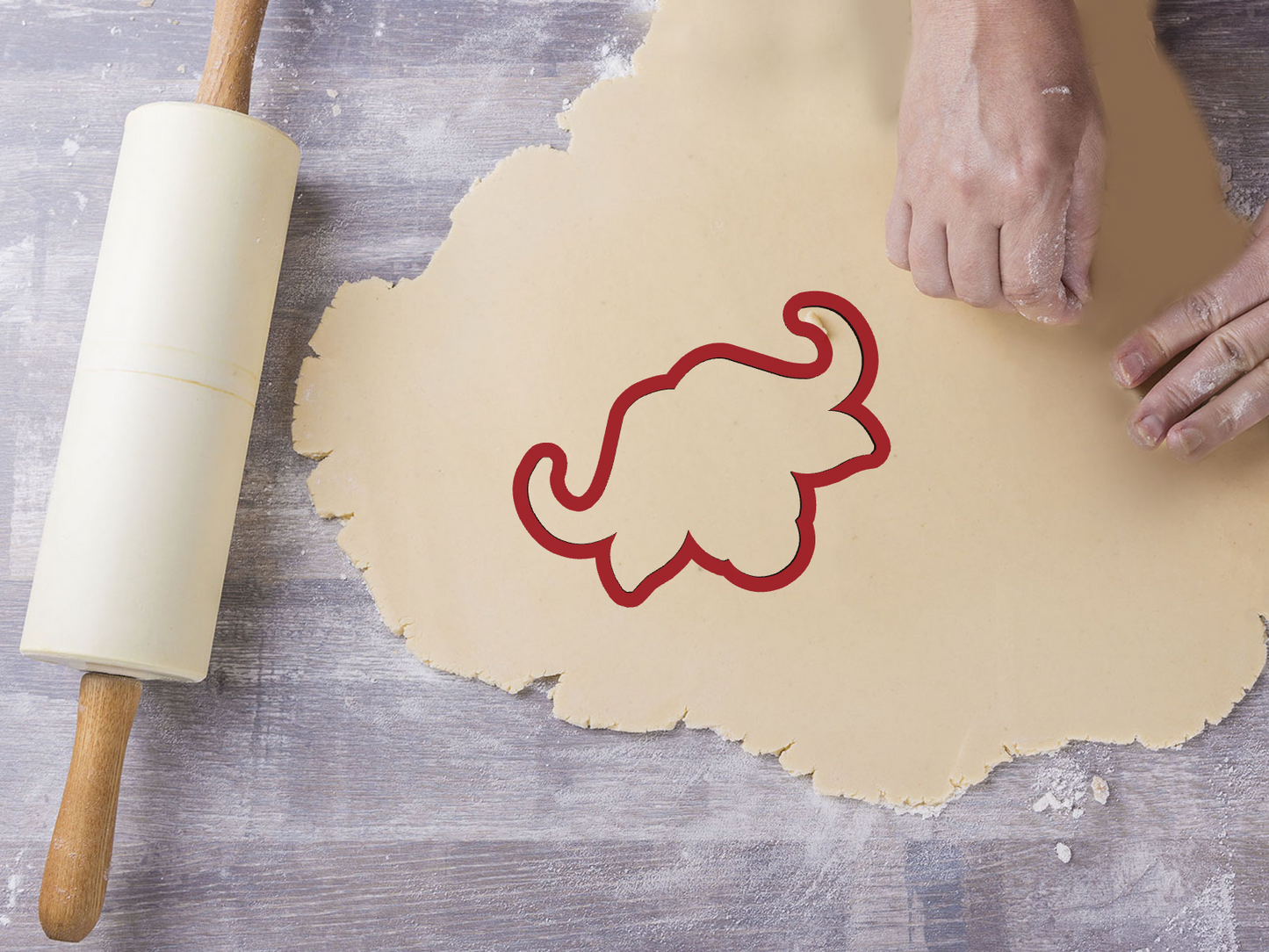 Guam Carabao Fishing Hook Set of 2 Cookie Cutters - Ready to Ship