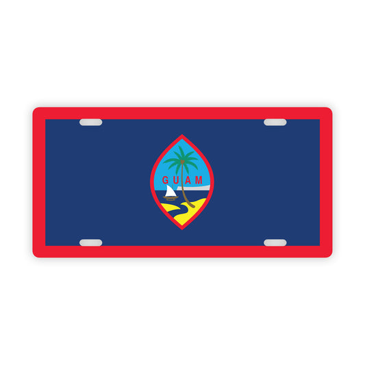 Guam Flag Car License Plate