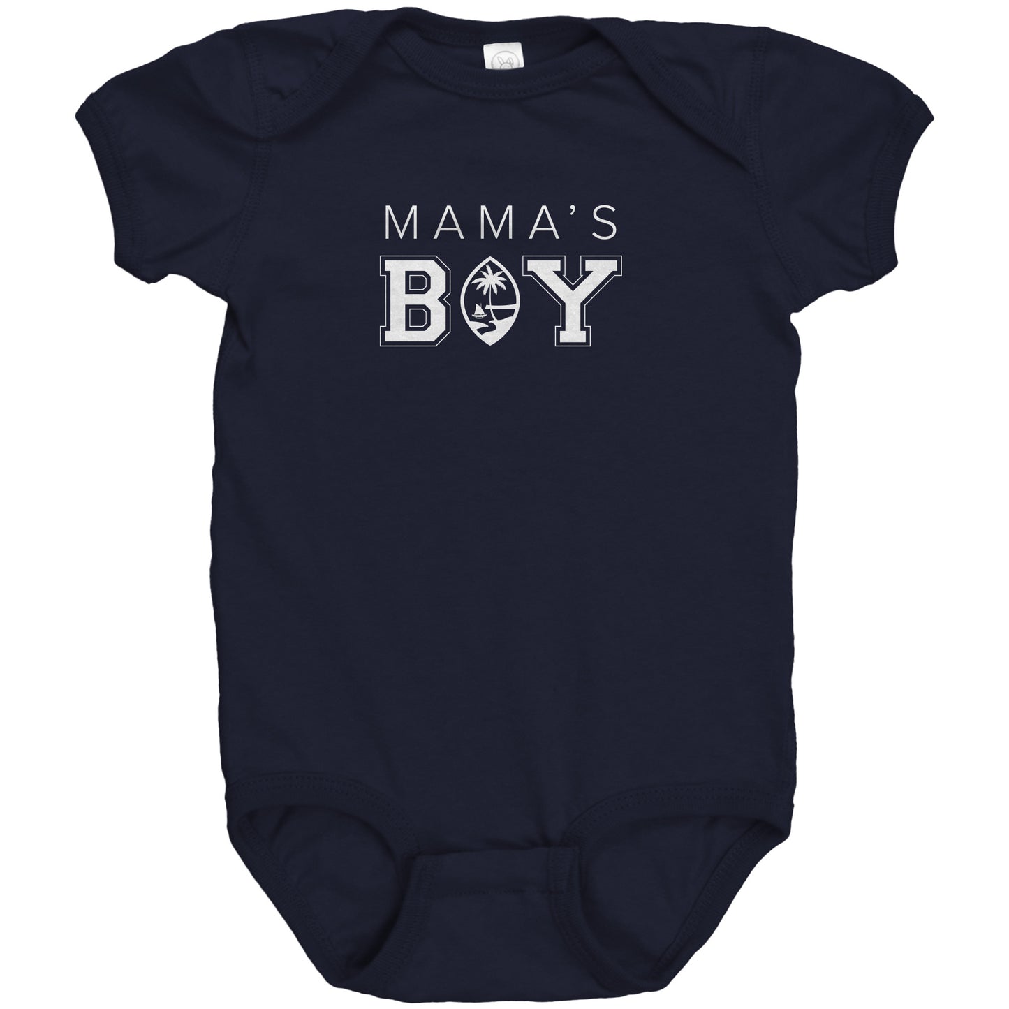 Guam Mama's Boy Baby Bodysuit