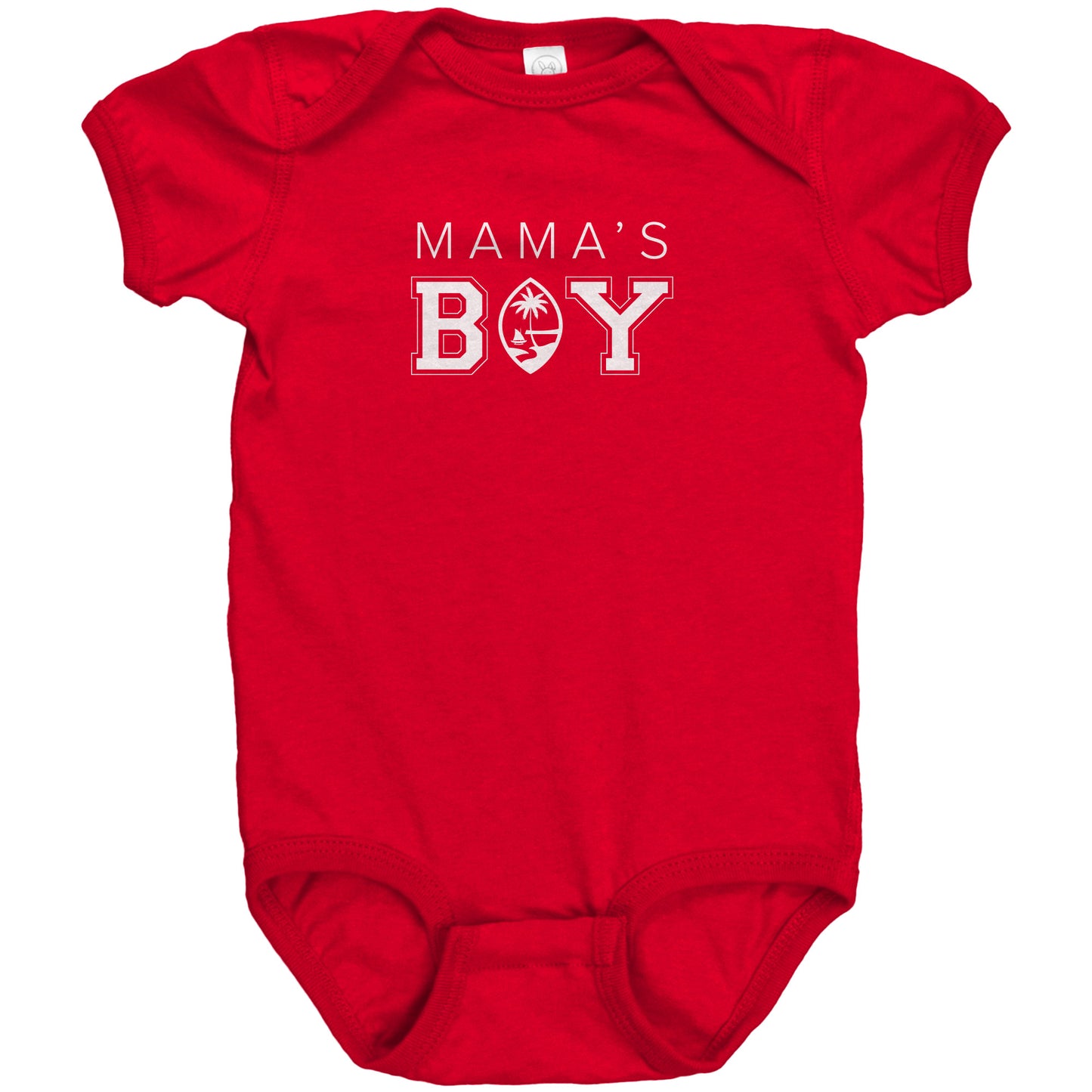 Guam Mama's Boy Baby Bodysuit