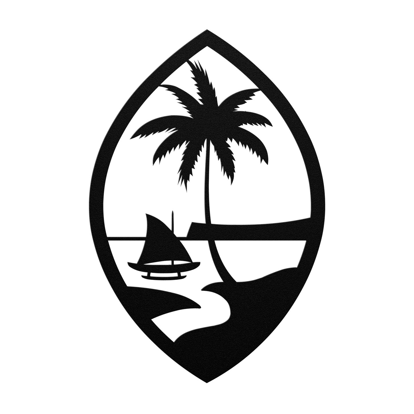 Guam Seal Metal Wall Decor Sign