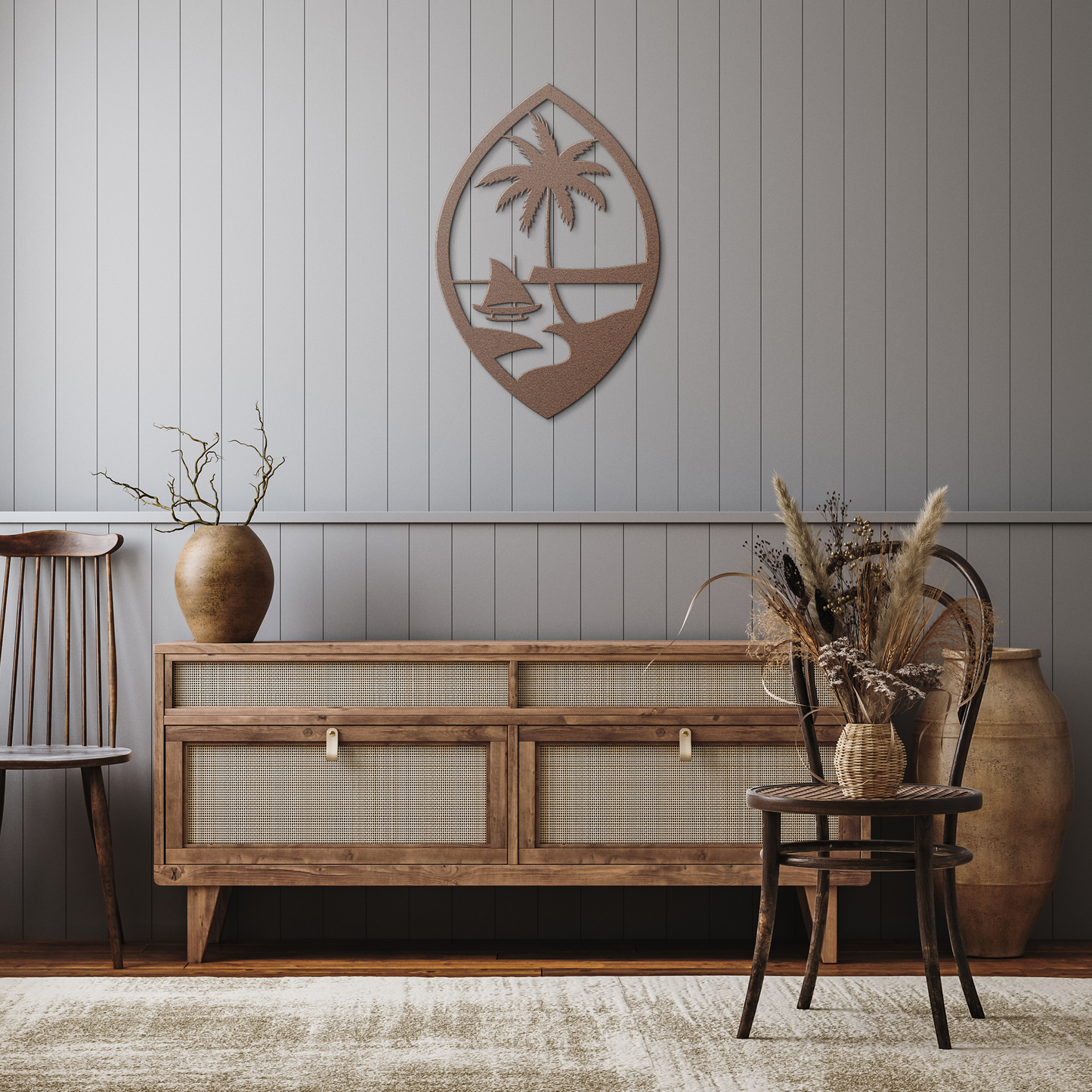 Guam Seal Metal Wall Decor Sign