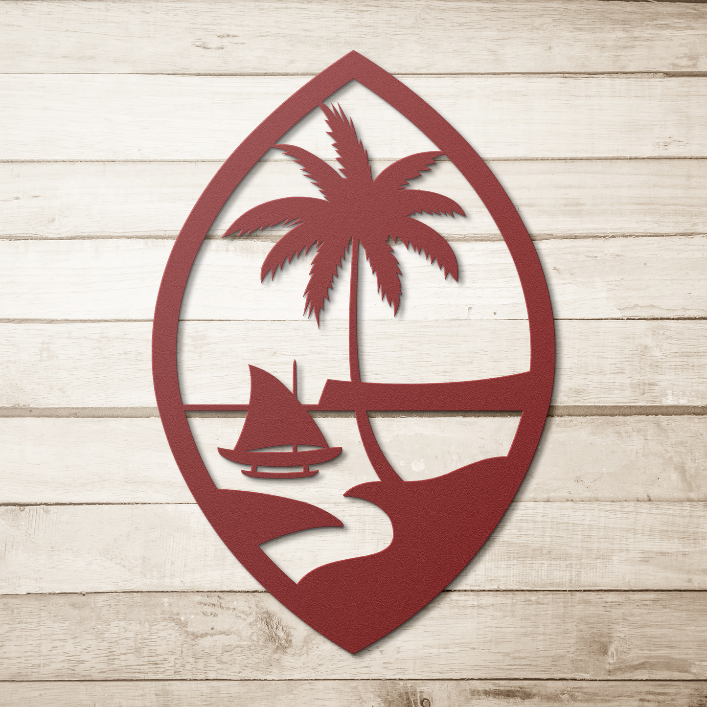 Guam Seal Metal Wall Decor Sign