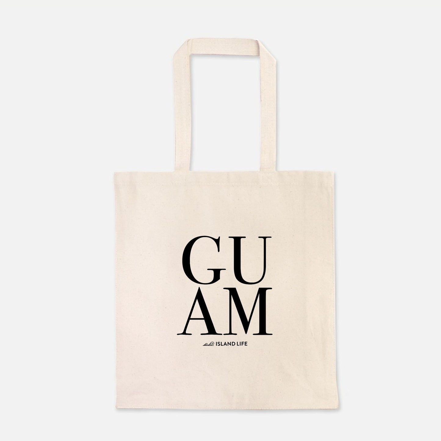 Guam Text Heavyweight Tote Bag