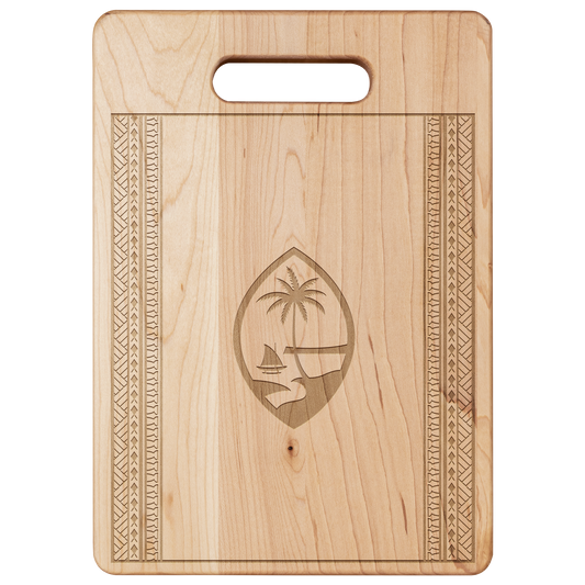 Guam Seal Tribal Maple Cutting Board