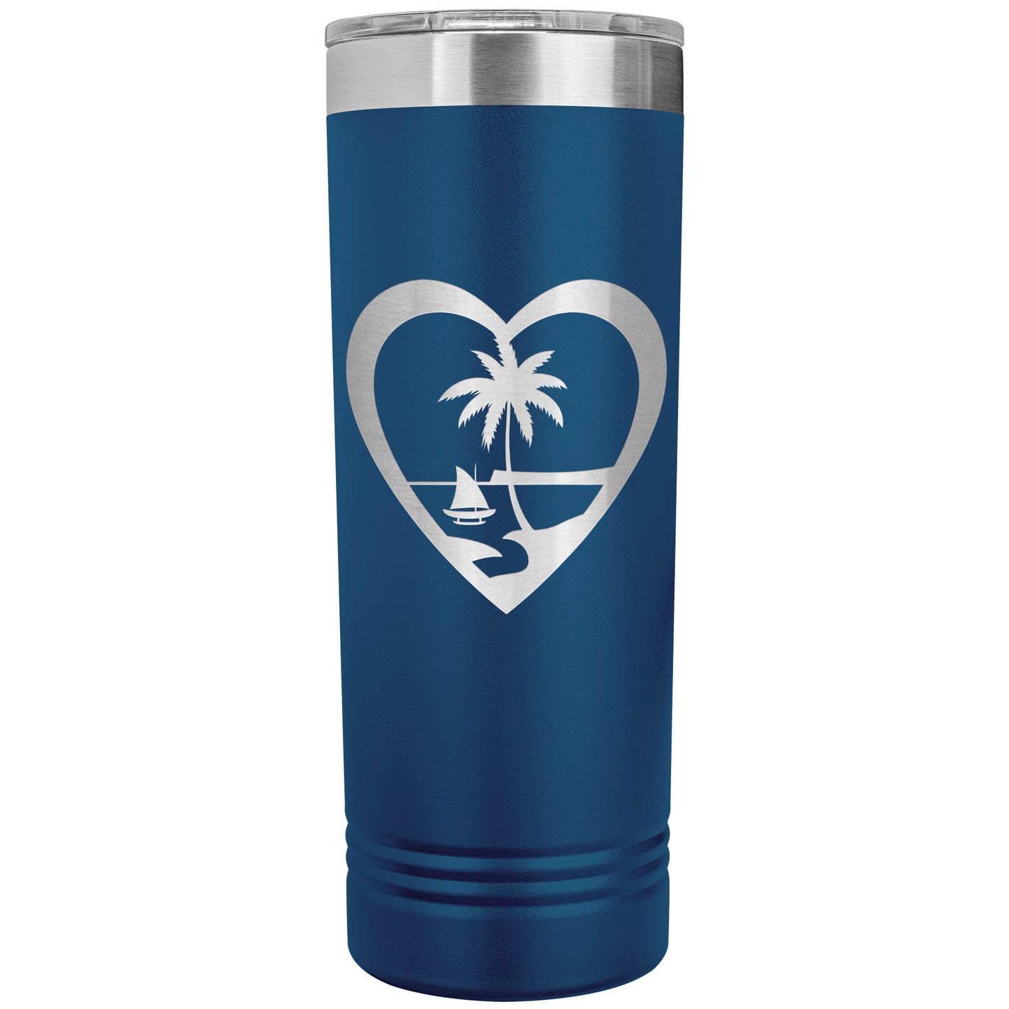 Heart Guam 22oz Skinny Tumbler