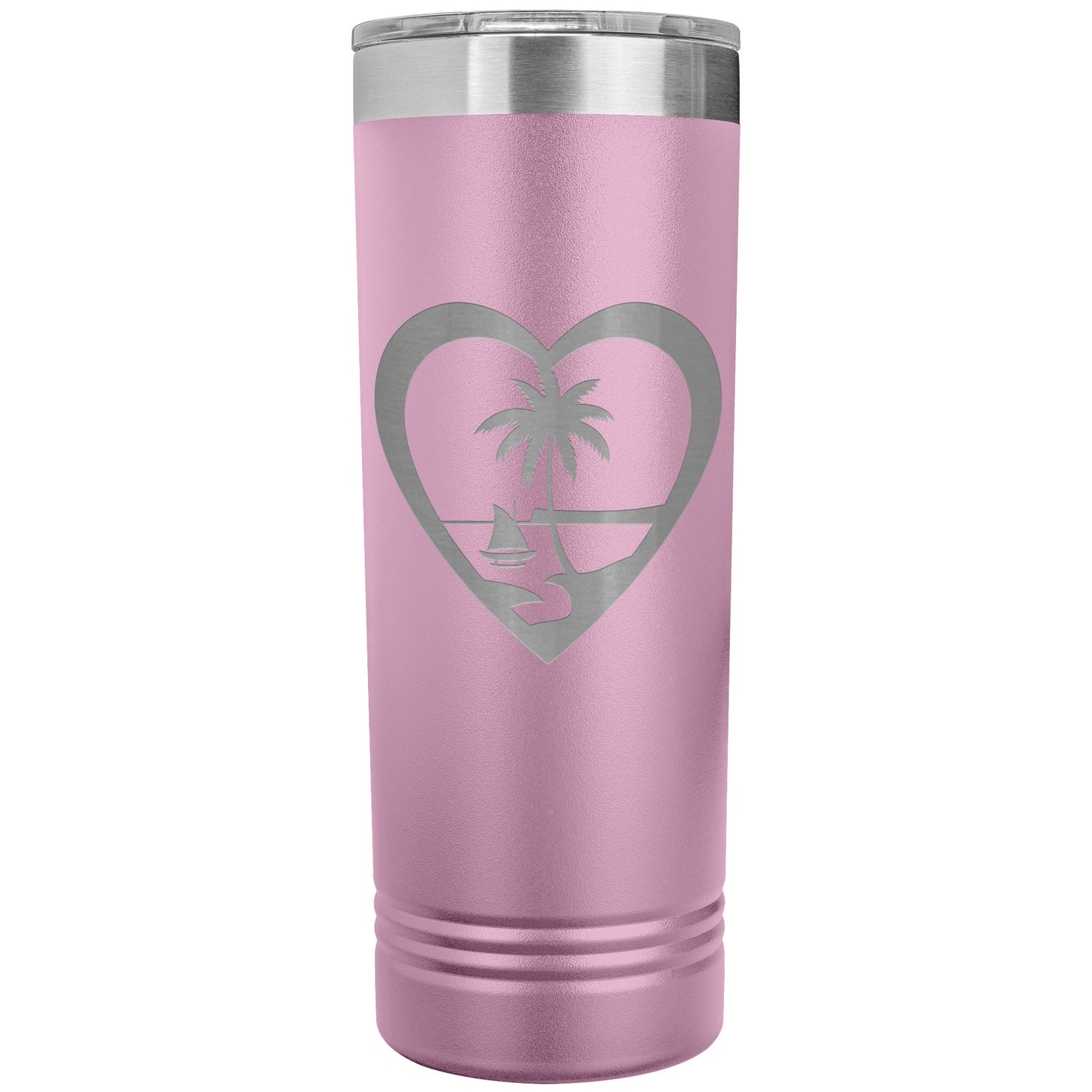 Heart Guam 22oz Skinny Tumbler