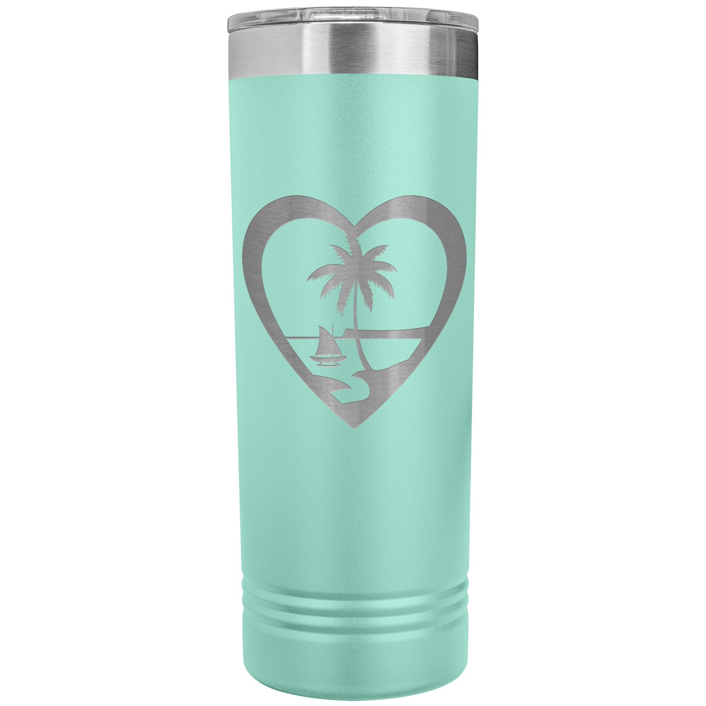 Heart Guam 22oz Skinny Tumbler
