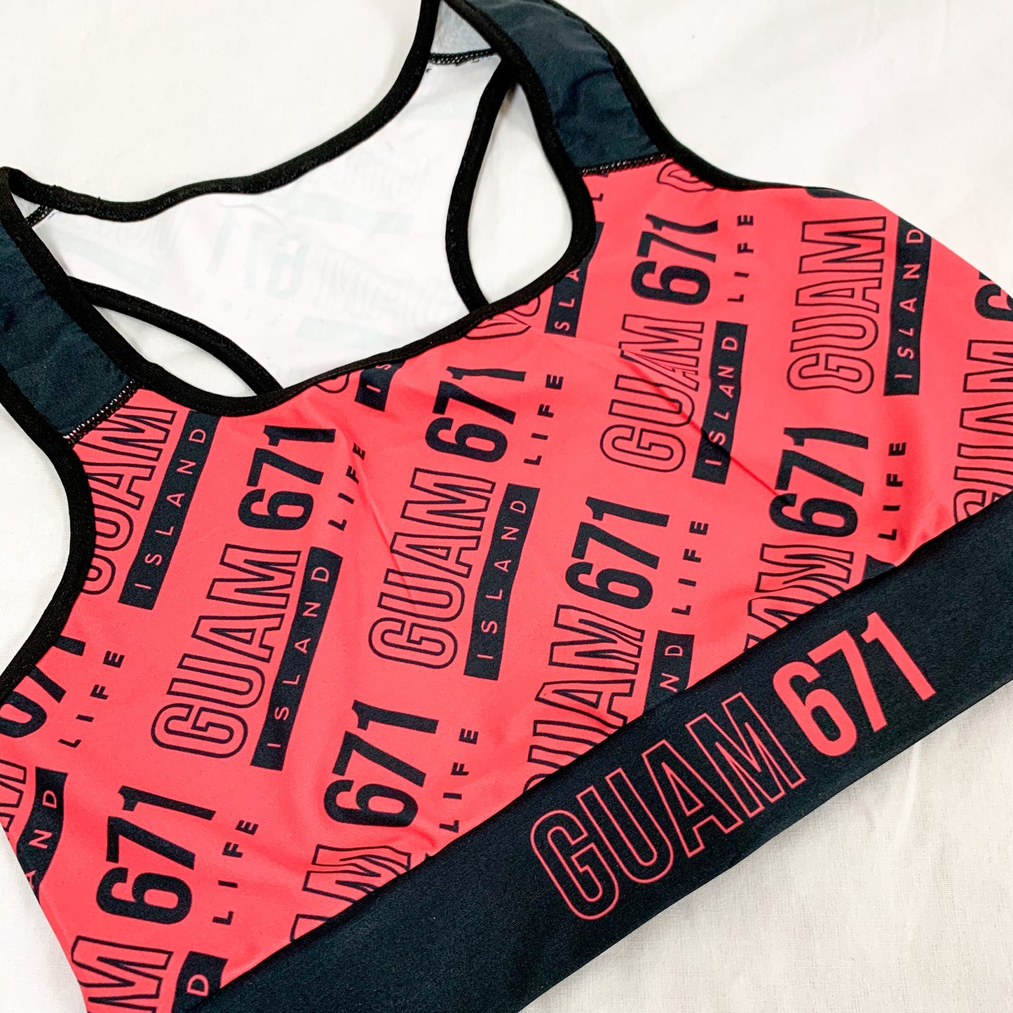 Guam 671 Pink Sports Bra