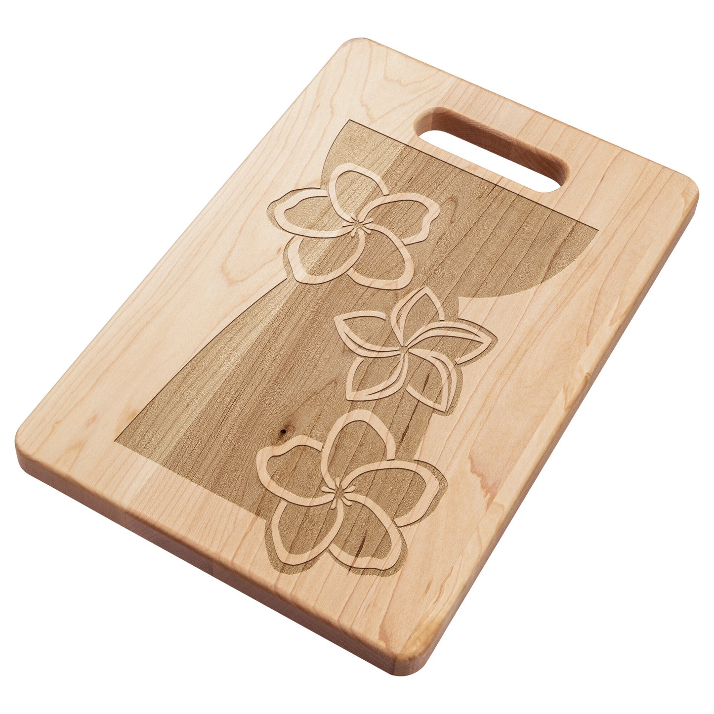 Latte Stone Plumeria Guam CNMI Maple Cutting Board