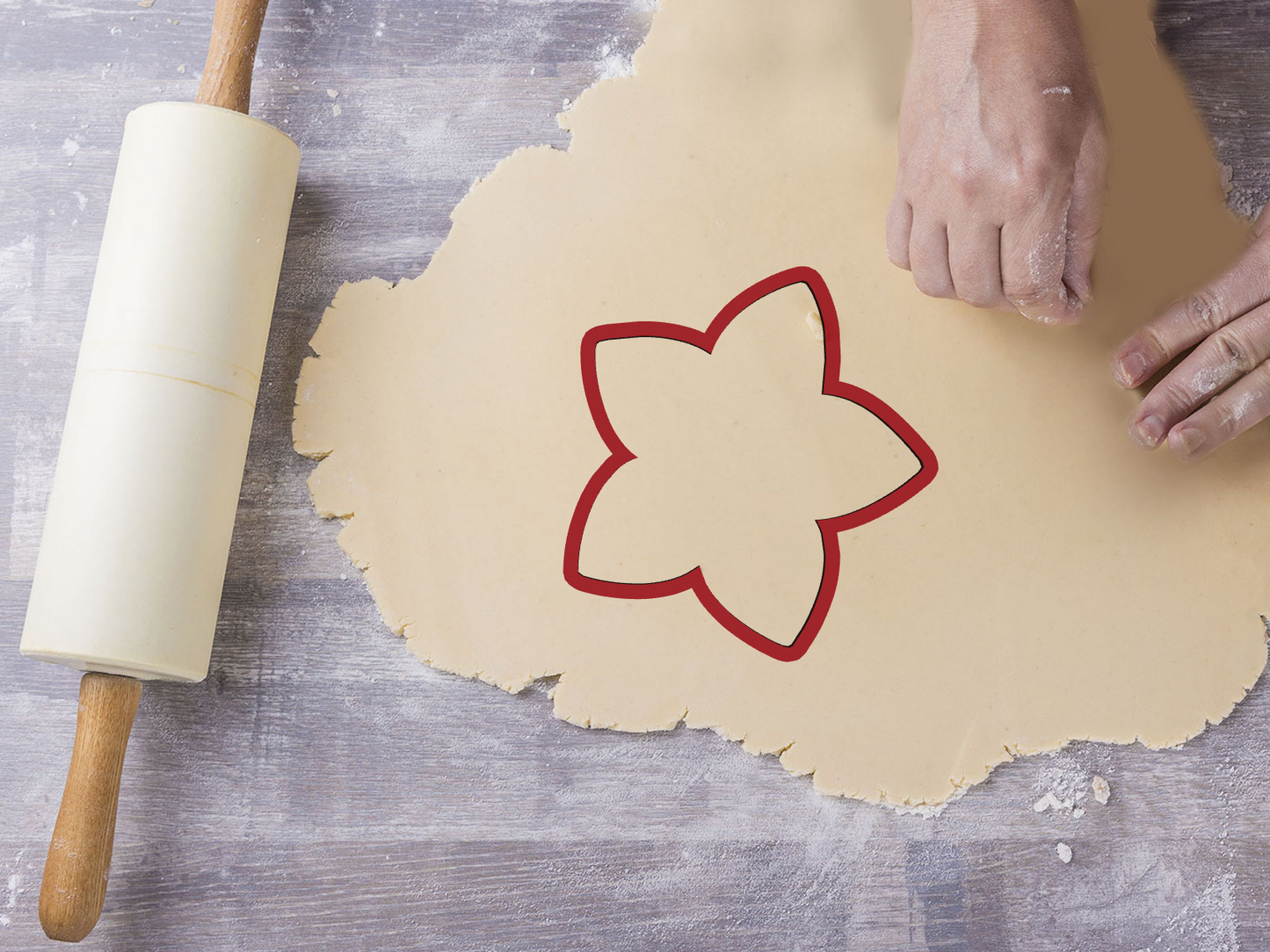 Plumeria Guam CNMI Set of 2 Cookie Cutters - Ready to Ship