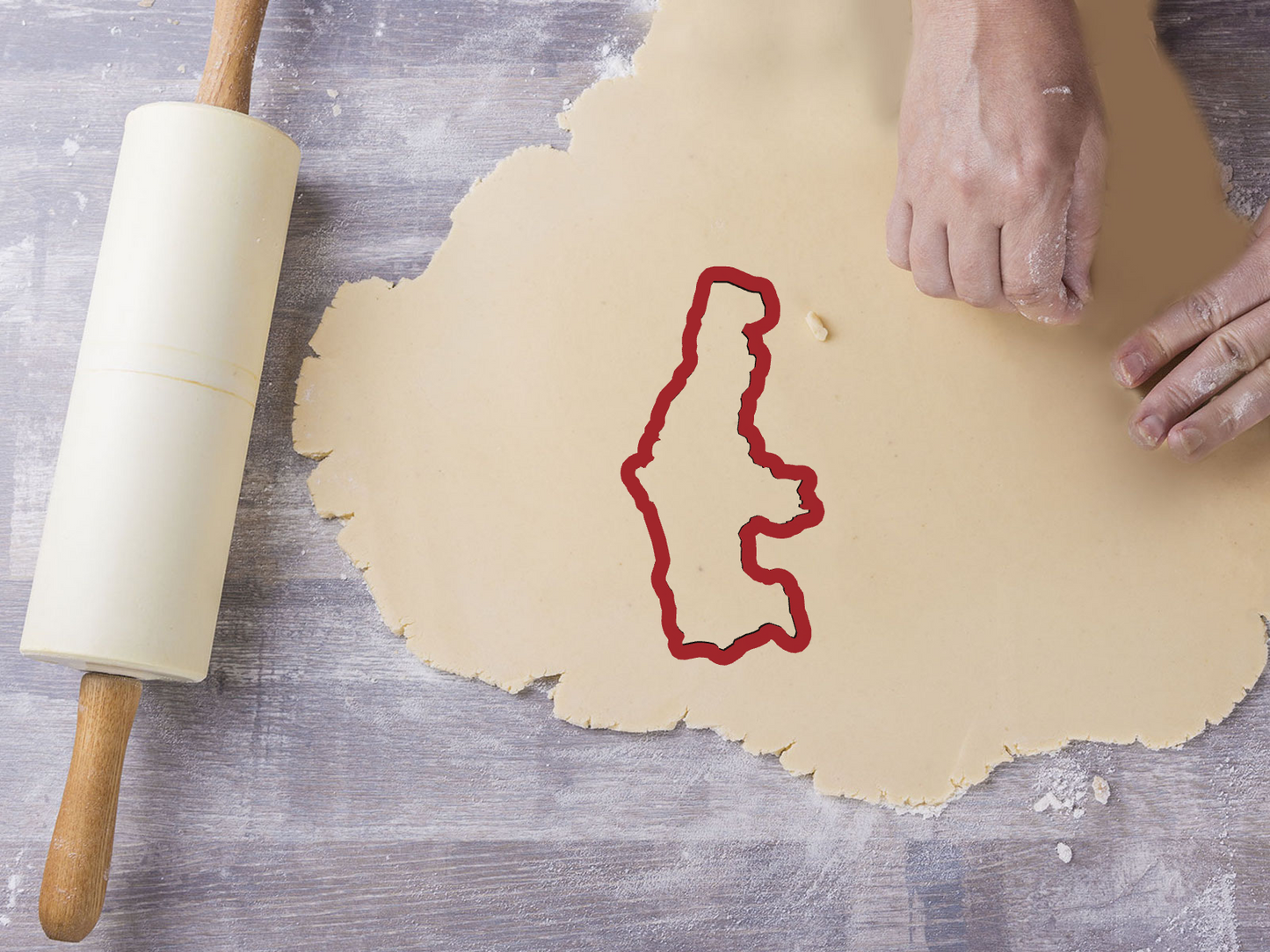 Saipan Latte Stone Set of 2 Cookie Cutters - Ready to Ship