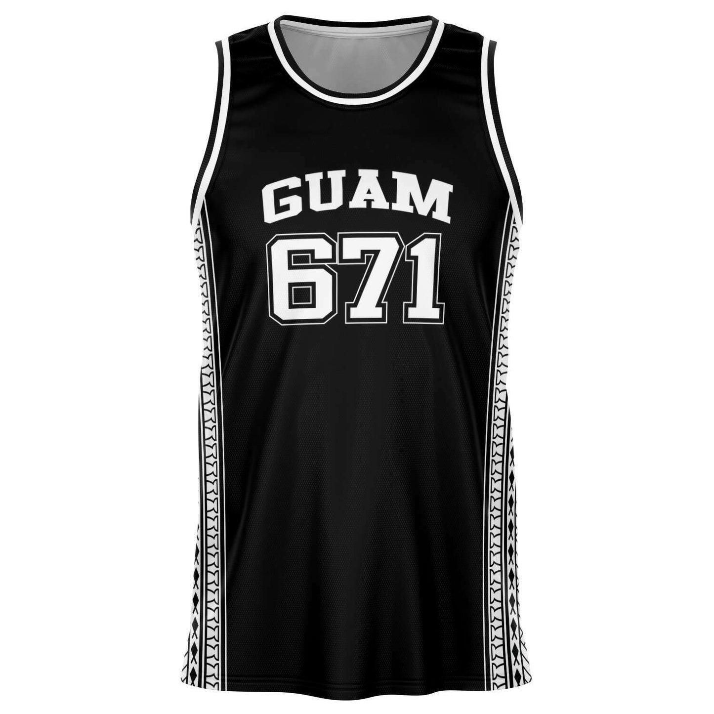 Guam 671 Tribal Basketball Jersey with Personalization