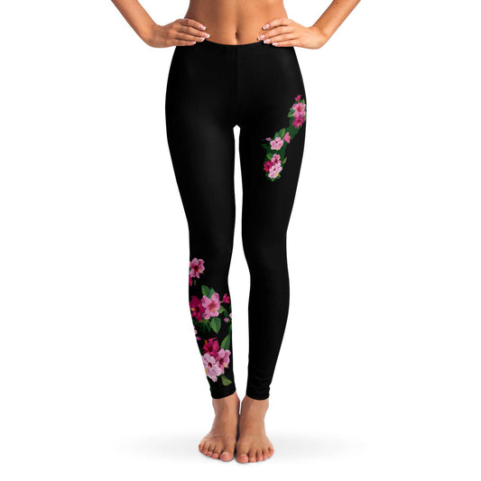 Guam Fuchsia Hibiscus Premium Leggings