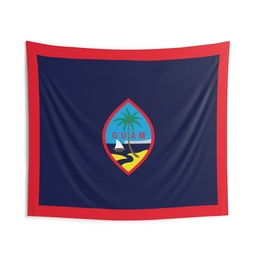 Guam Flag Indoor Wall Tapestry