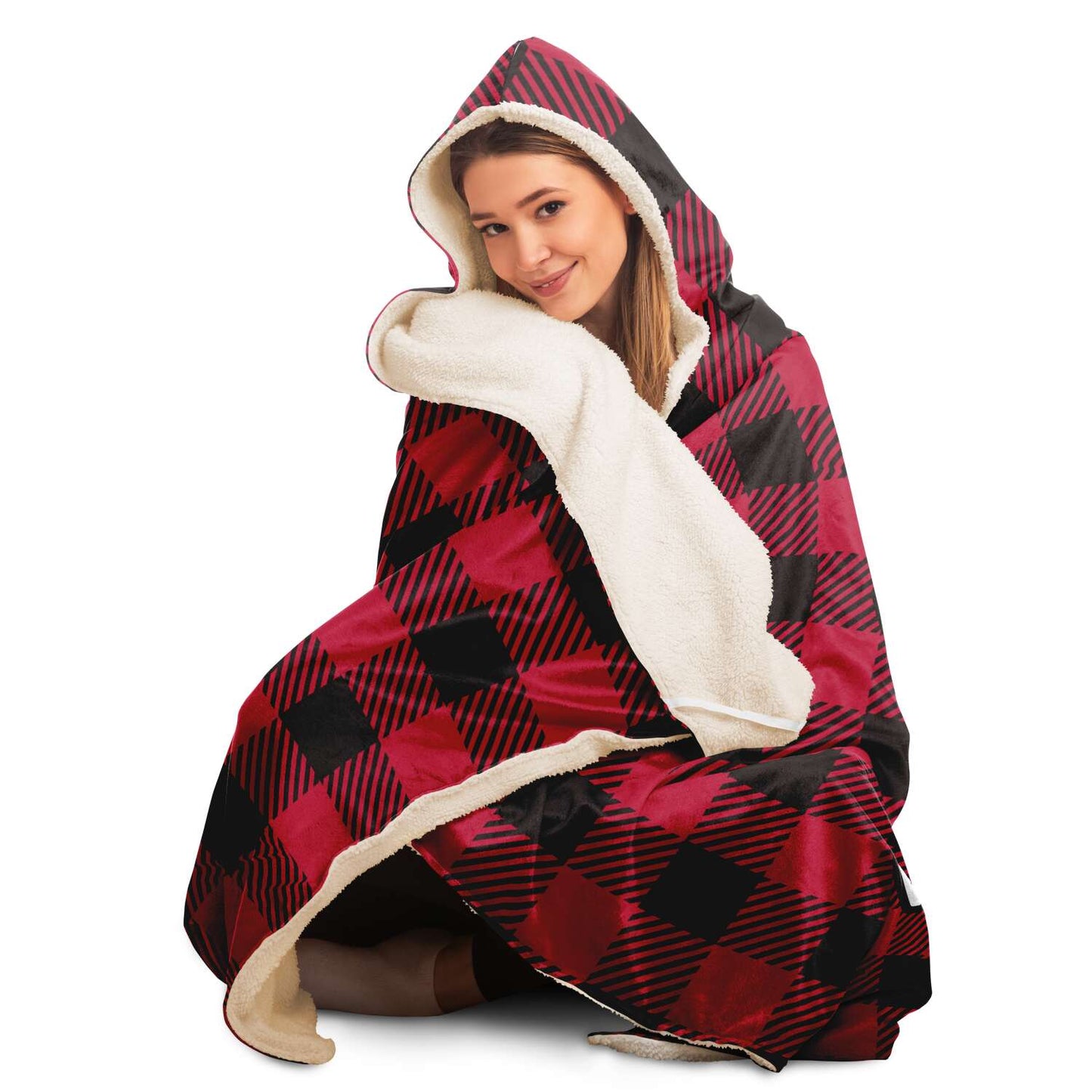 Felis Nabidat Christmas Guam CNMI Premium Sherpa Hooded Blanket