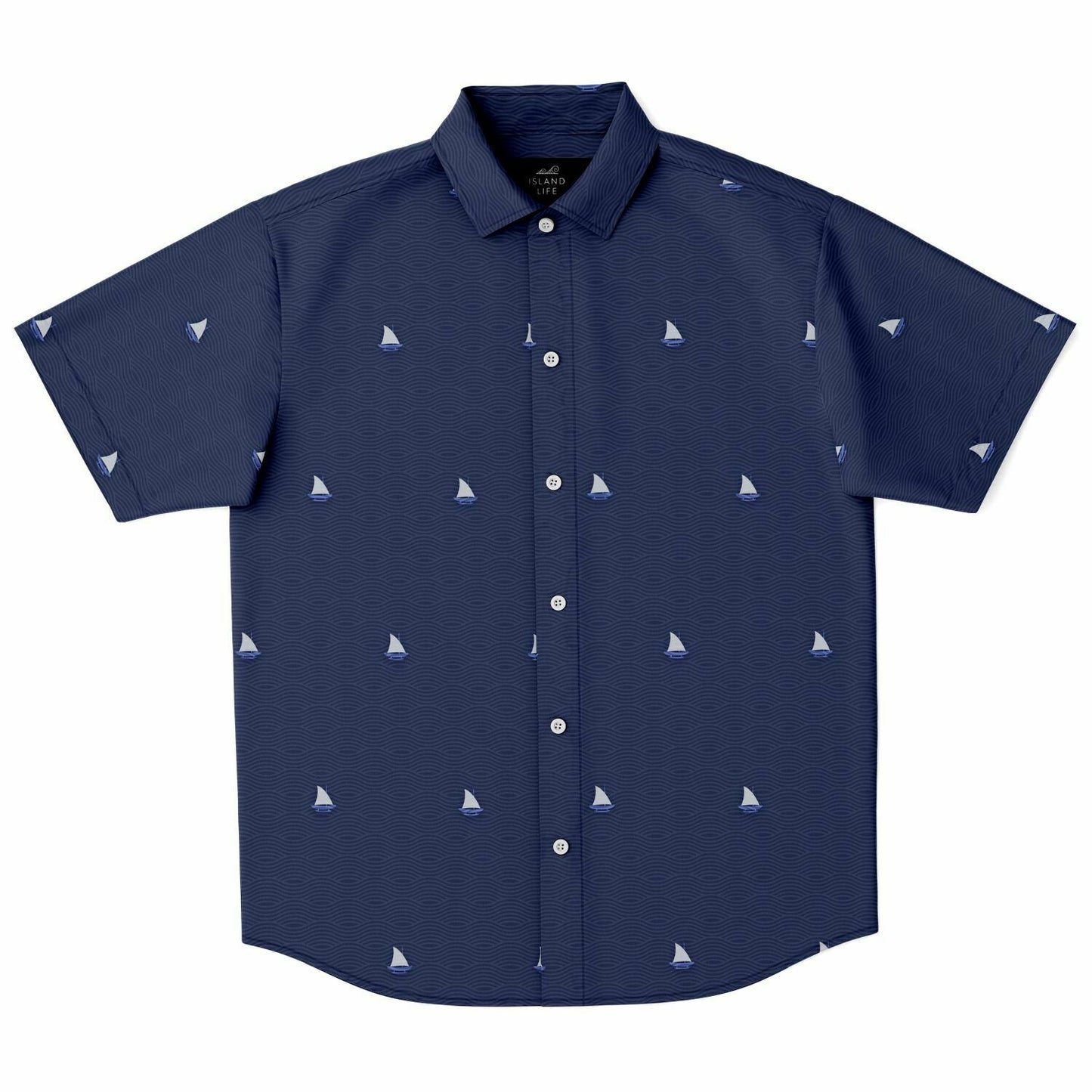 Proa Waves Guam CNMI Button Down Shirt