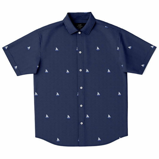 Proa Waves Guam CNMI Button Down Shirt