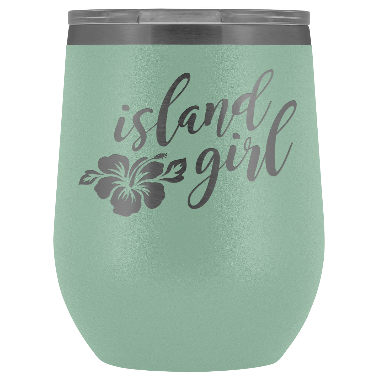 Island Girl Guam Saipan CNMI Wine Tumbler