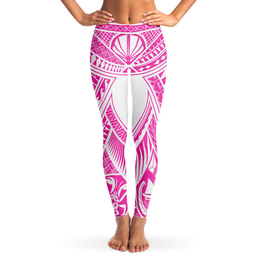 Guahan Modern Tribal Guam CNMI Pink Premium Leggings