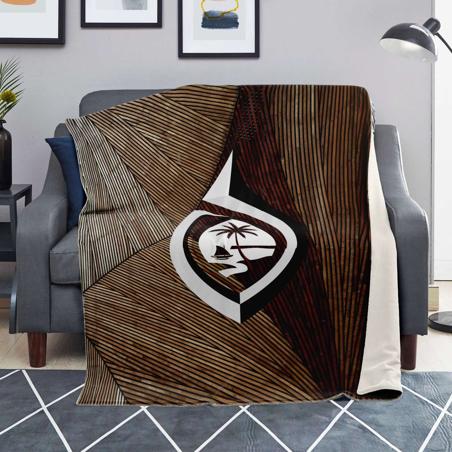 Guam Seal Hook Microfleece Blanket