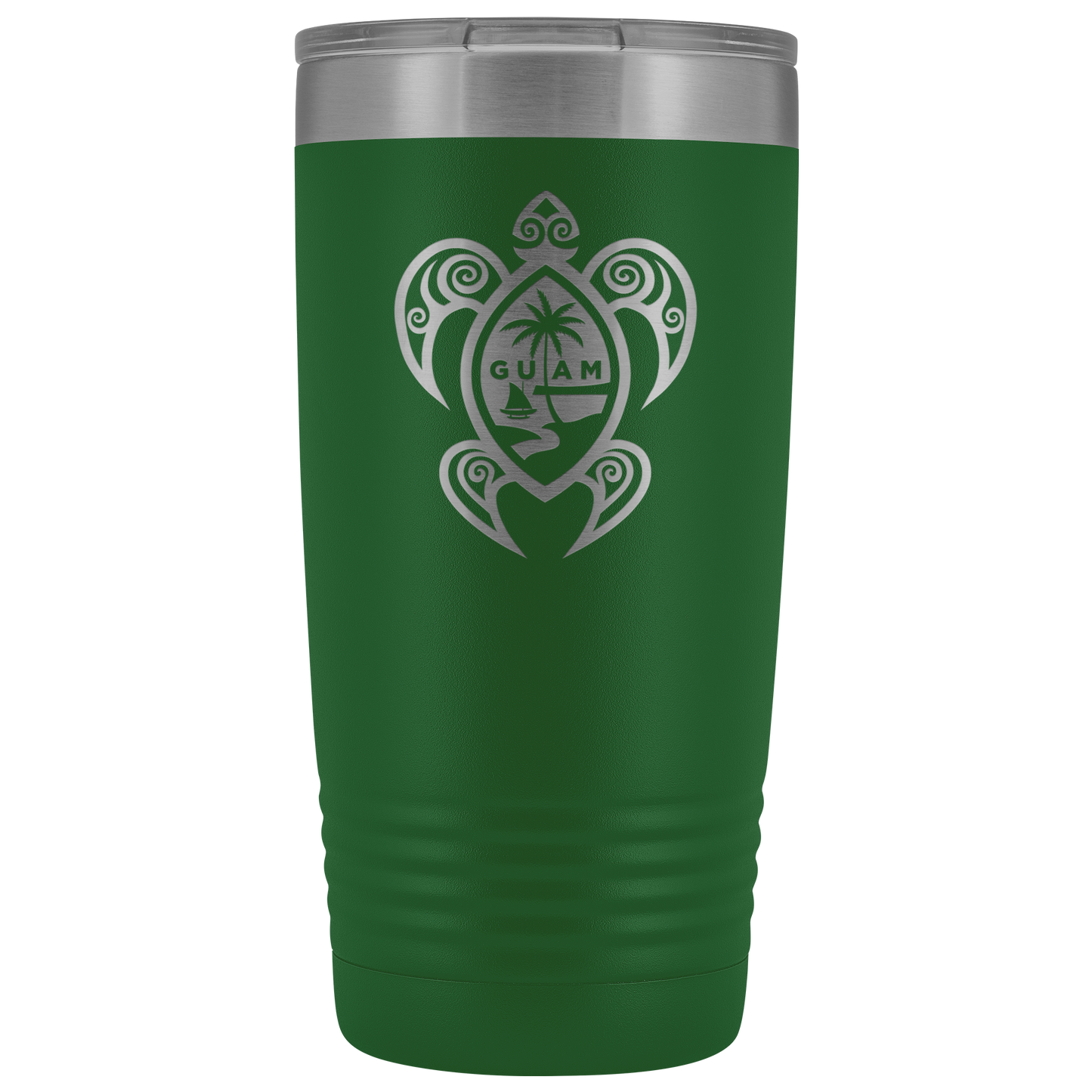 Guam Seal Tribal Turtle 20oz Tumbler