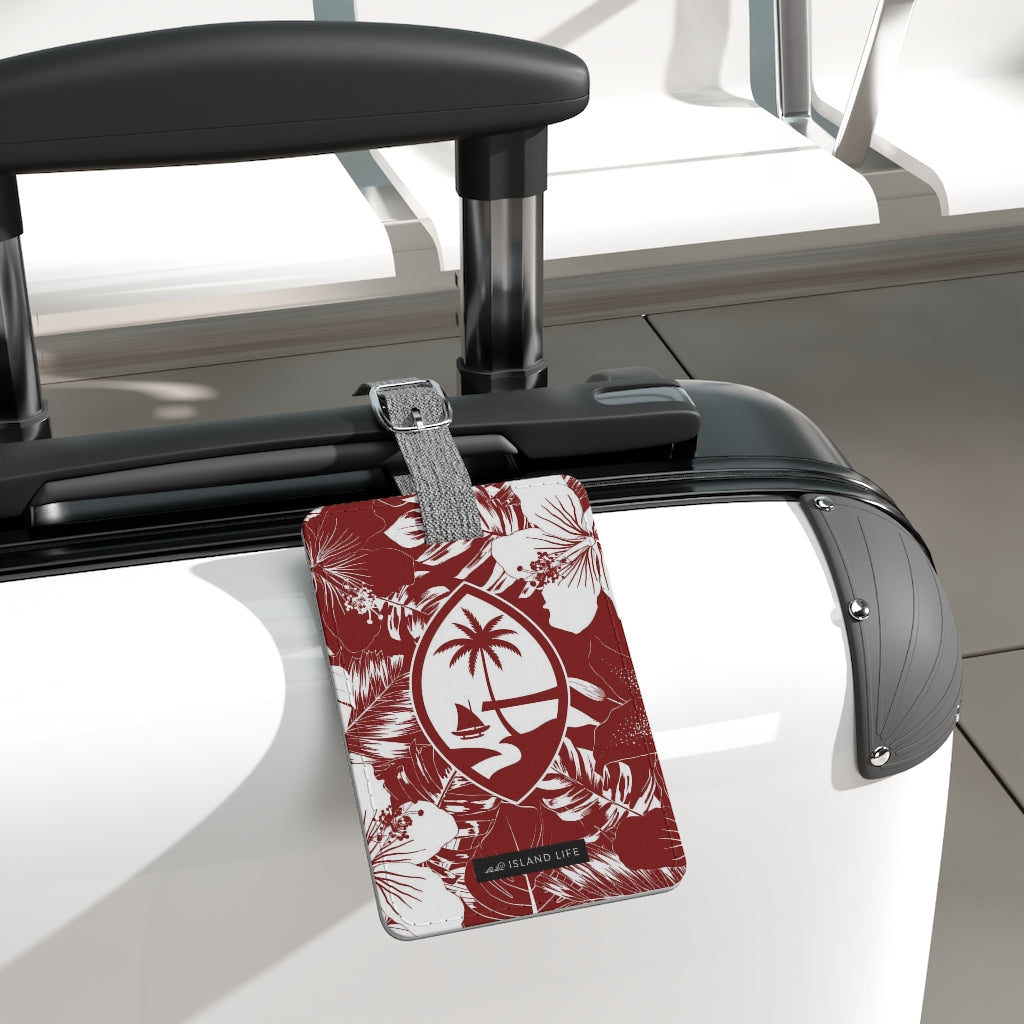 Saffiano Leather Luggage Tag, Rectangle