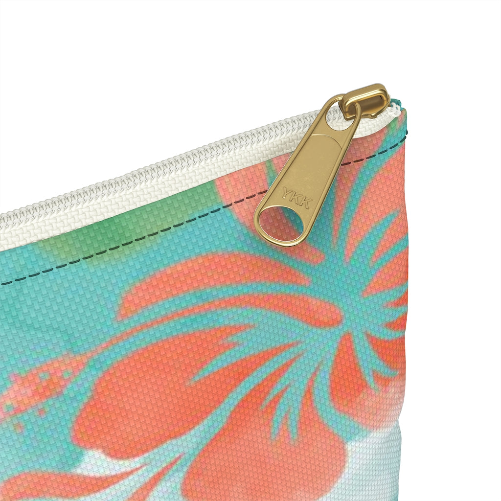 Hafa Adai Guam Chamorro Hibiscus Accessories Carry All Pouch