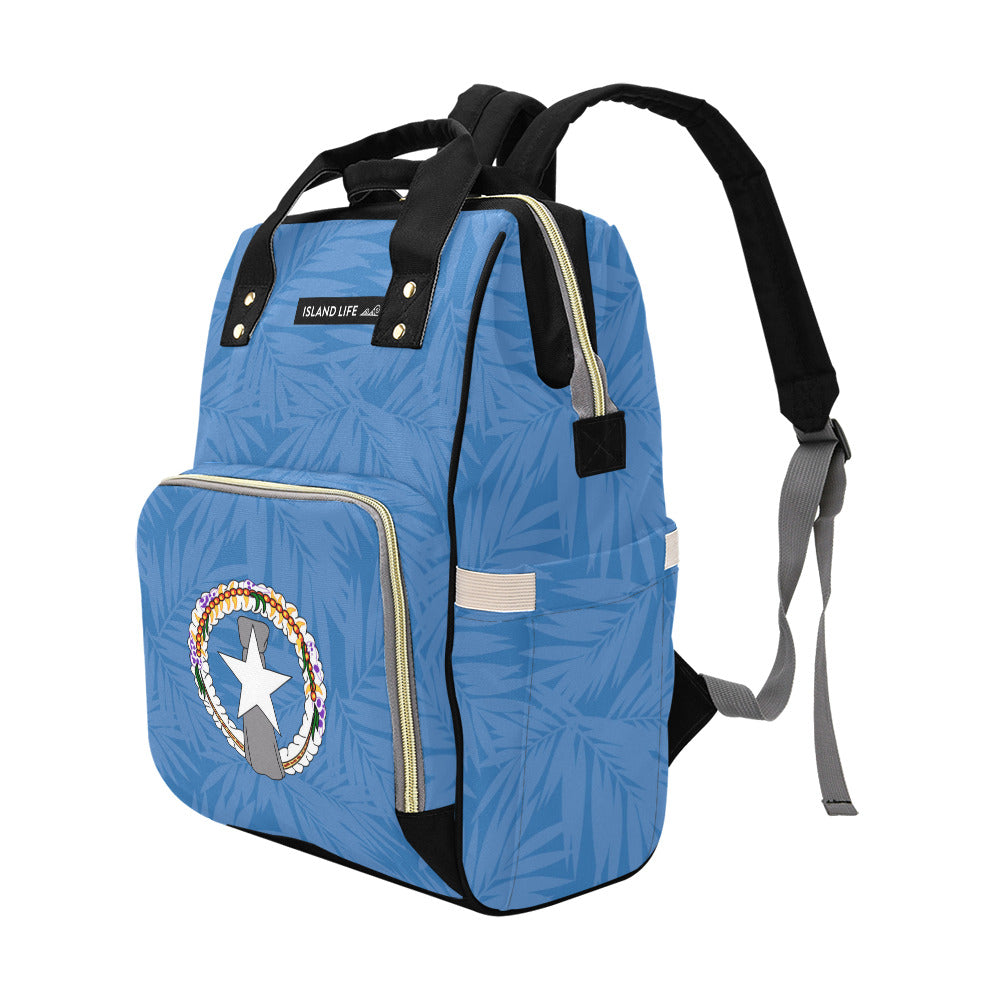 CNMI Coconut Leaves Multi-Function Baby Diaper Backpack Bag