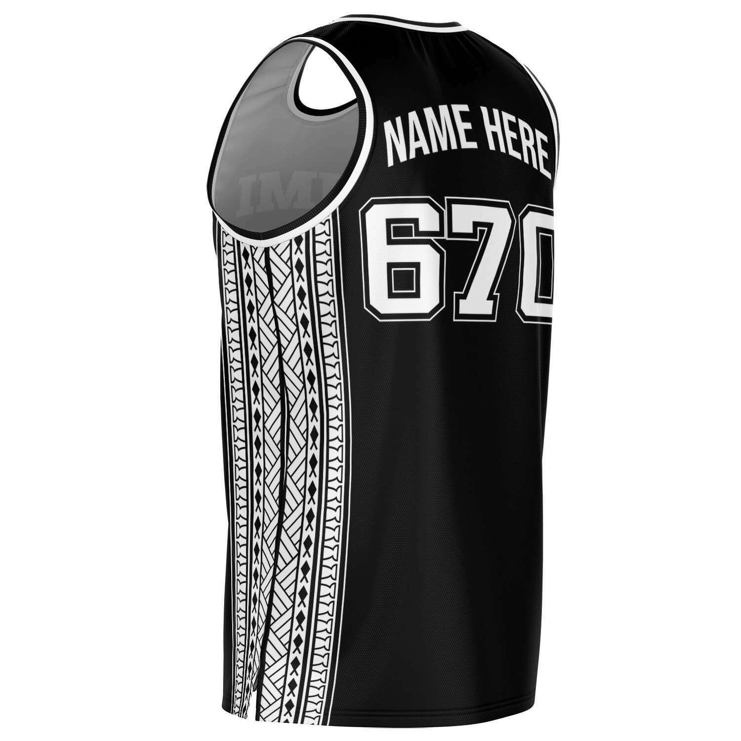 CNMI 670 Saipan Tribal Basketball Jersey with Personalization