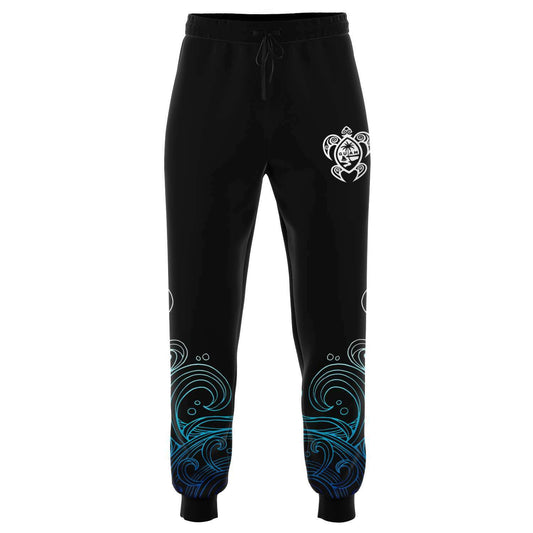 Guam Tribal Turtle Waves Unisex Joggers