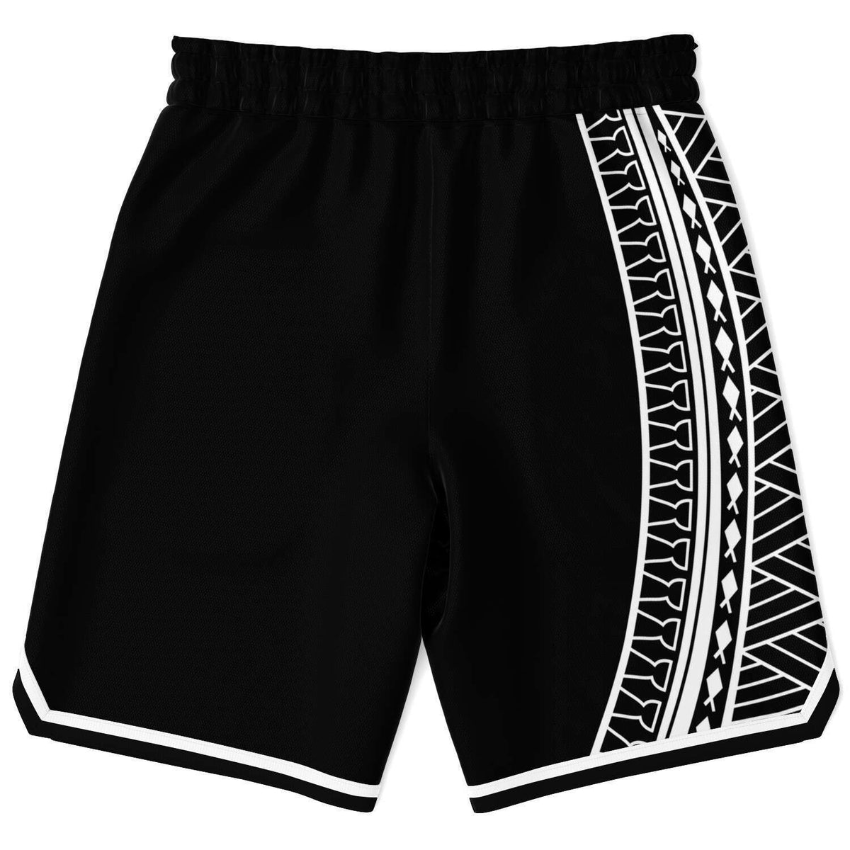 Guam Tribal White Basketball Shorts – Island Life