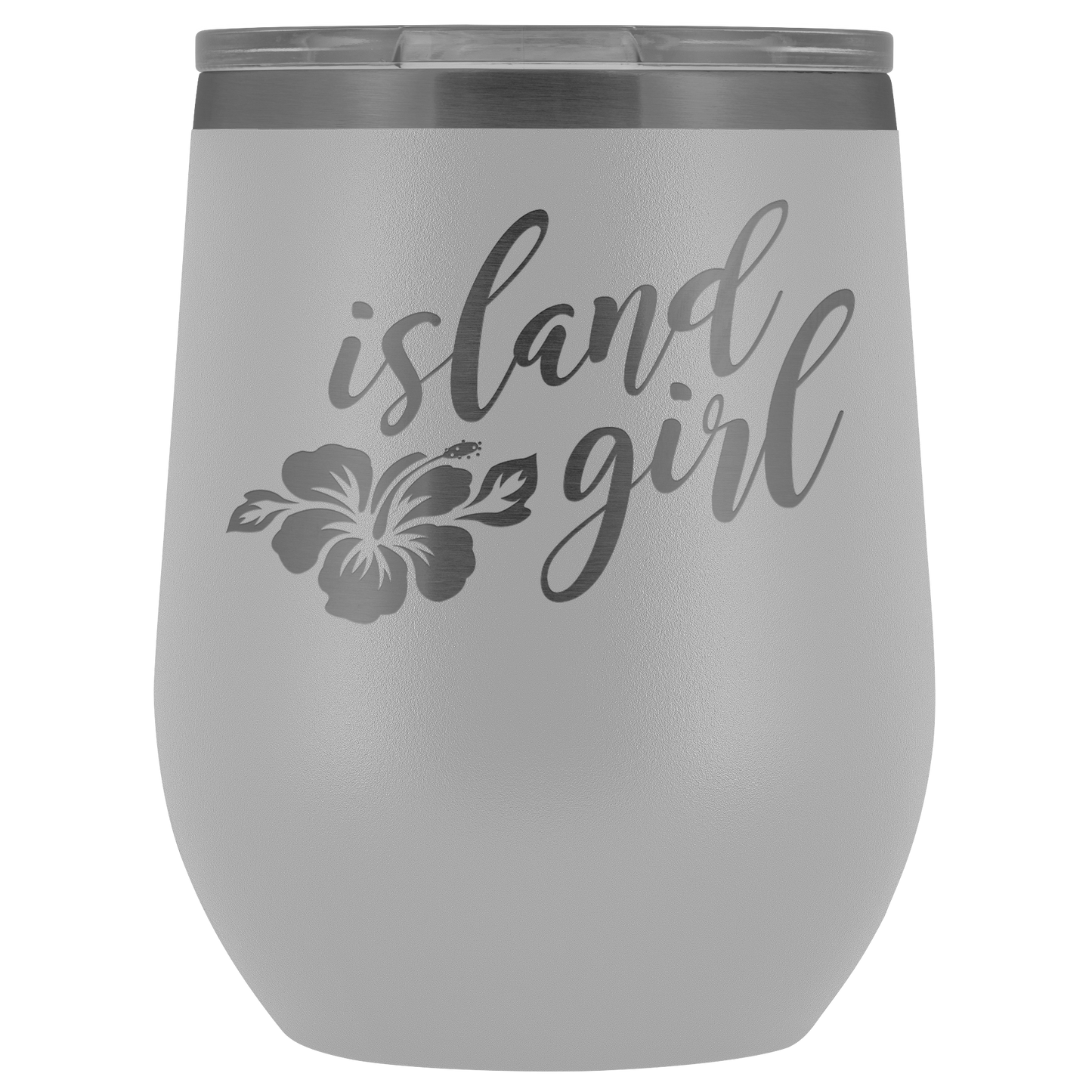 Island Girl Guam Saipan CNMI Wine Tumbler
