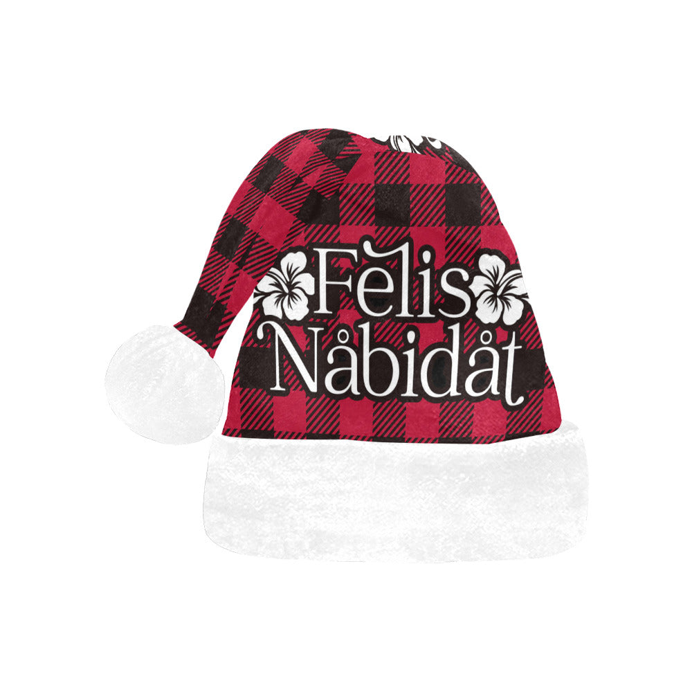 Felis Nabidat Buffalo Plaid Guam CNMI Santa Hat