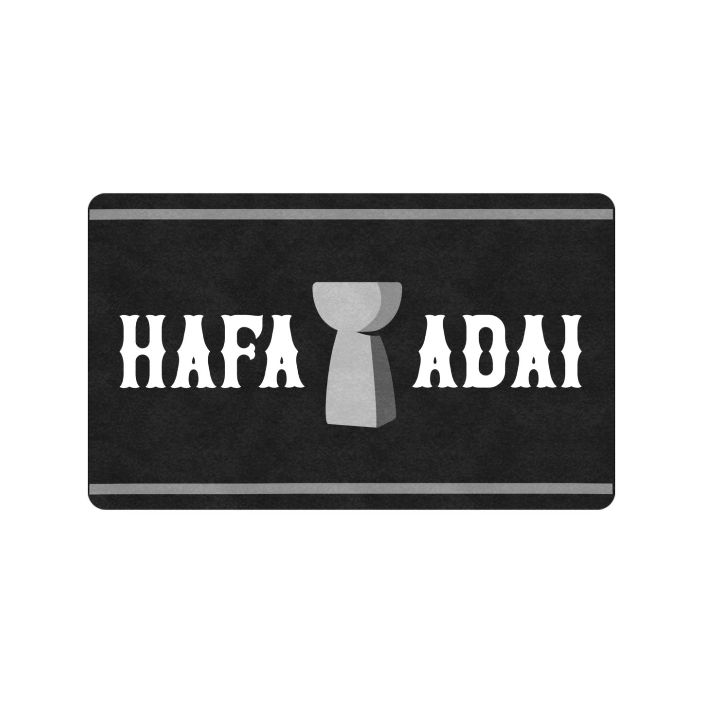 Hafa Adai Latte Stone Guam CNMI Doormat 30"x18"